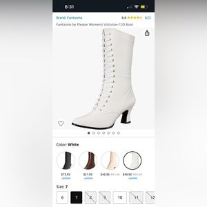 Funtasma by Pleaser Women's Victorian-120 Boot!